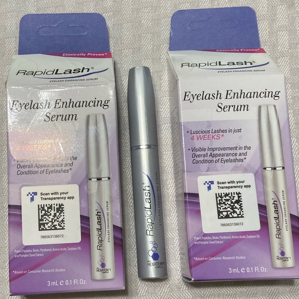 Two (2) Sealed RapidLash 1 Fl.oz each